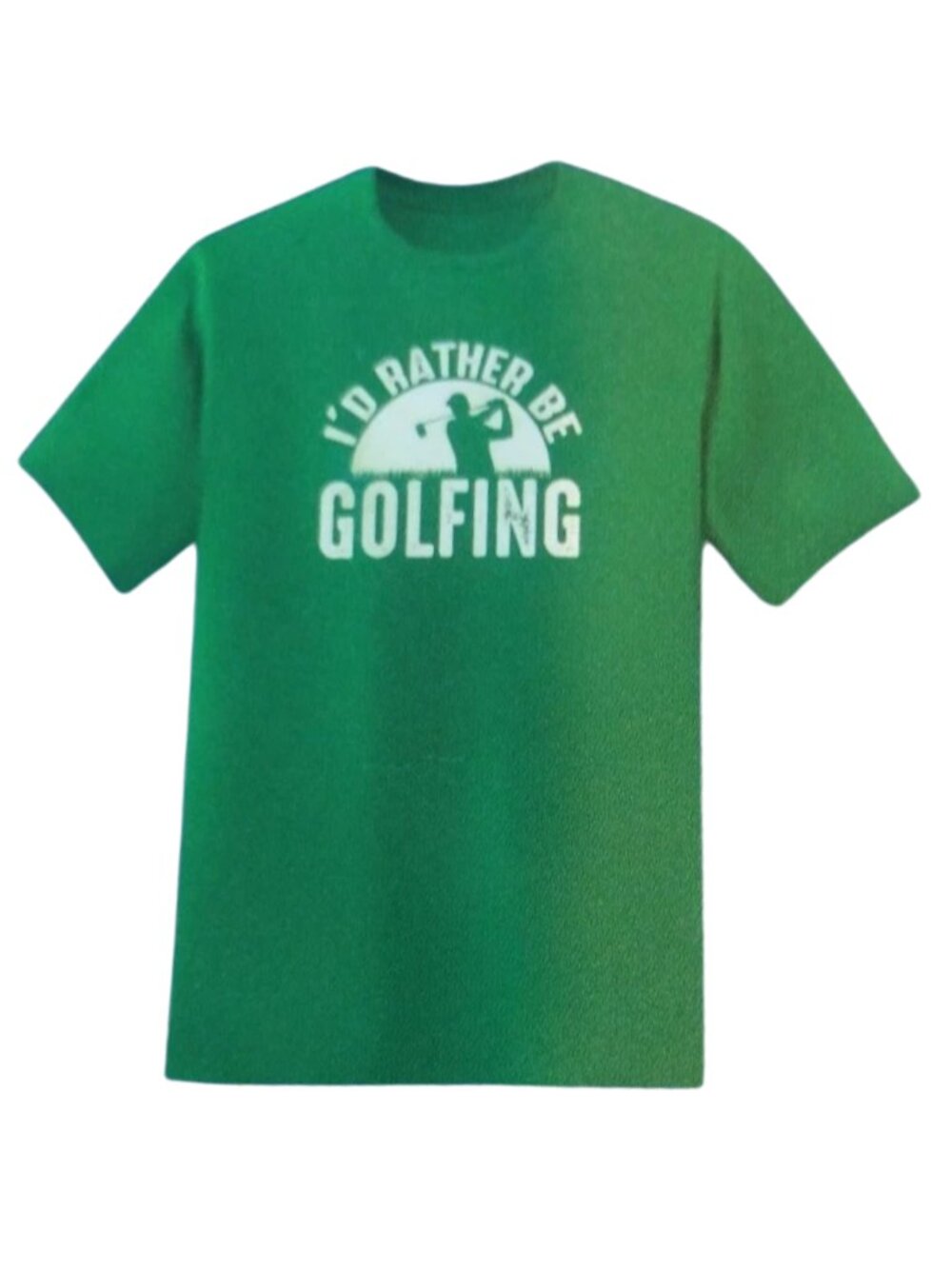 NWT Member's Mark men's crew neck t-shirt"I'd Rather Be Golfing" graphic tee